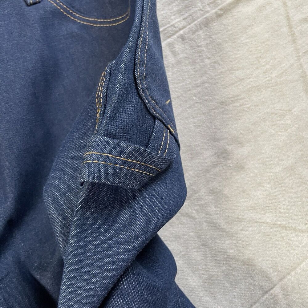 Vintage NWOT Big Ben Dark Denim Utility Jean Mens Sz 40x30 Blue Cotton Deadstock - Picture 6 of 14
